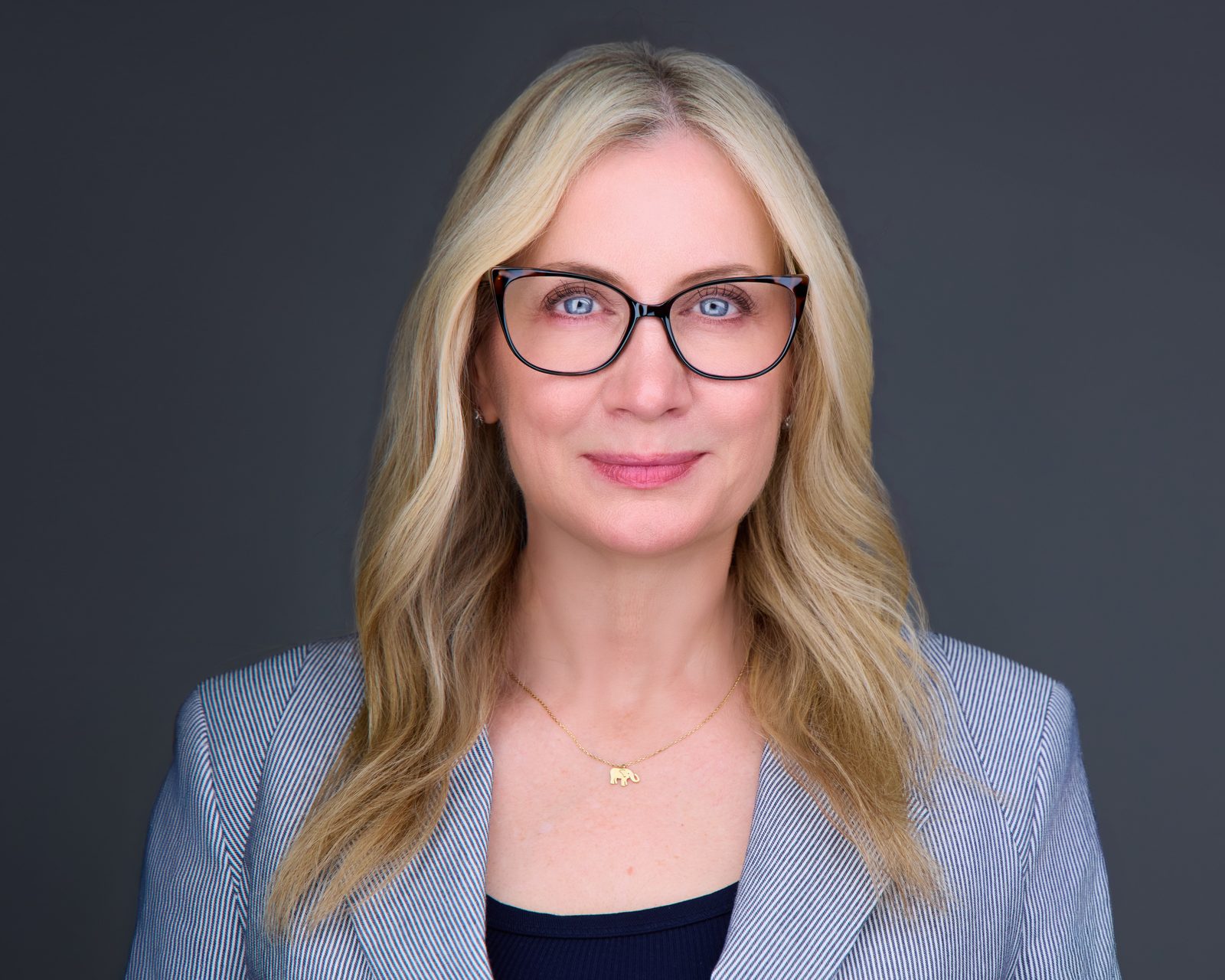 Conference headshot with polished finish