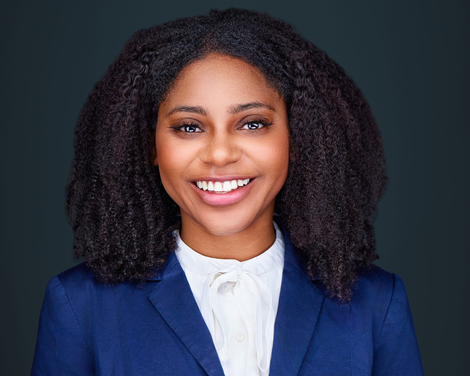 Conference headshot at corporate event